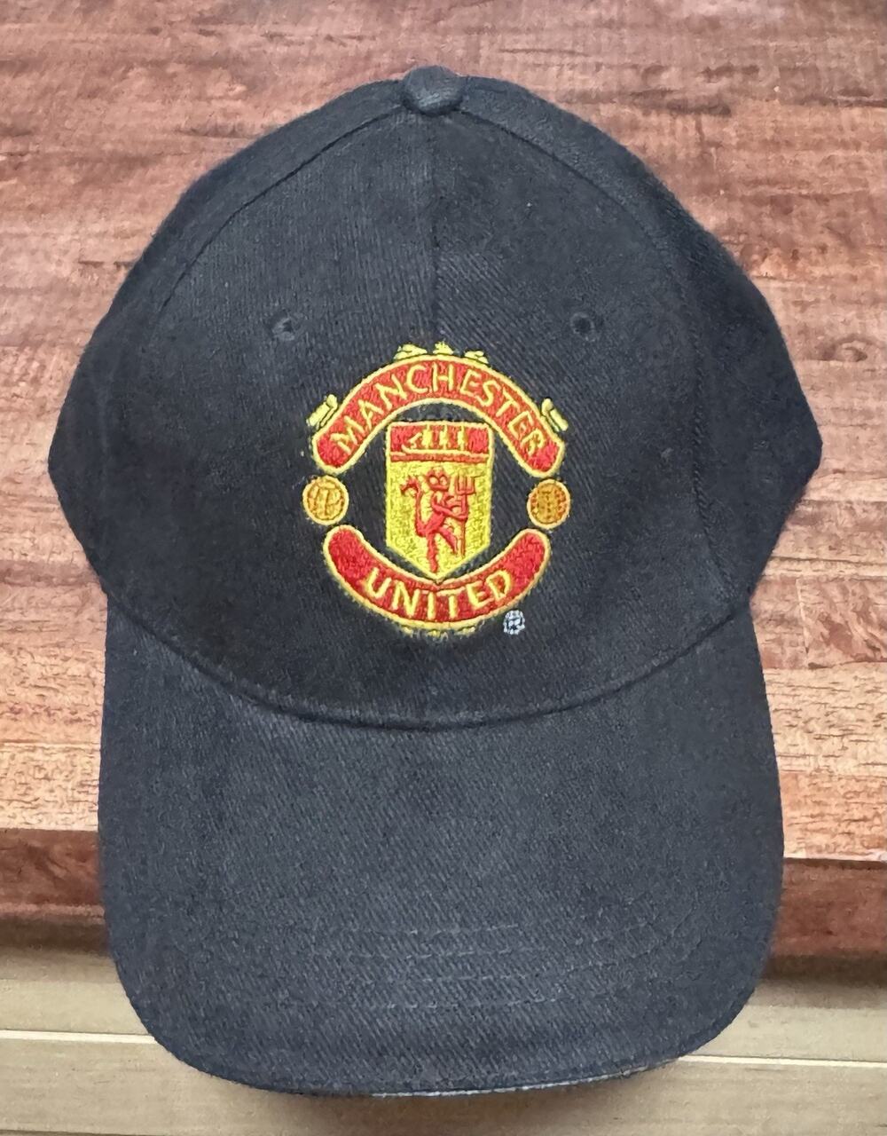 Manchester United Hat Cap Black Adjustable Official Merchandise Soccer